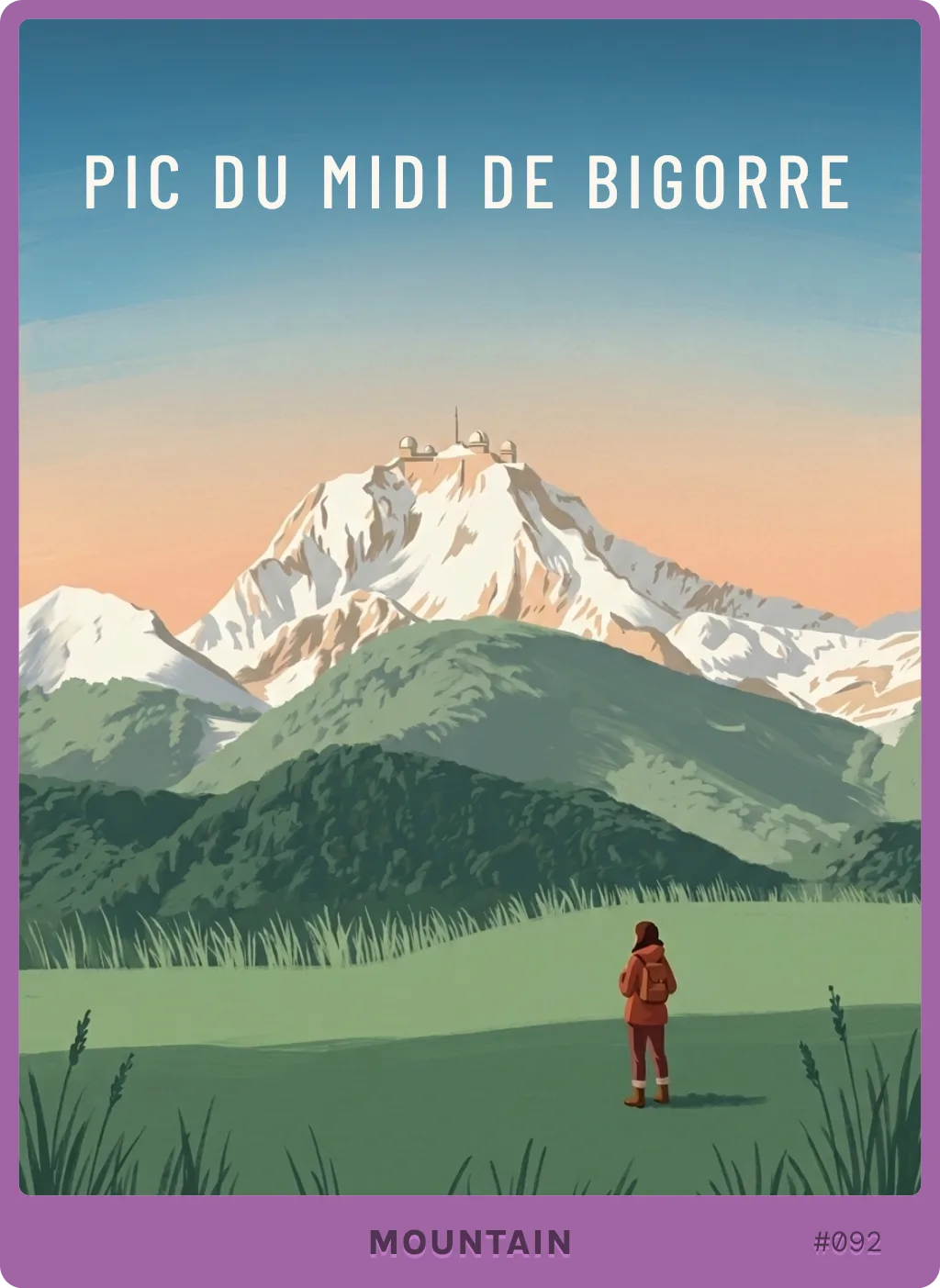 Pic du Midi de Bigorre card