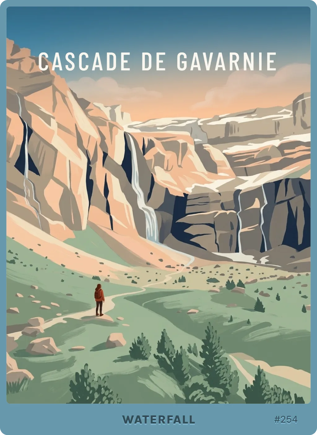 Cascade de Gavarnie card