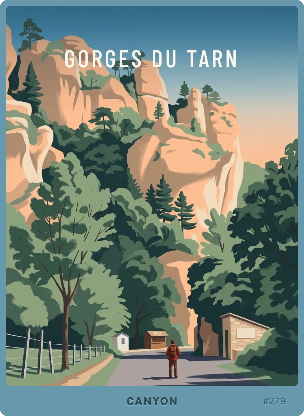 Gorges du Tarn card