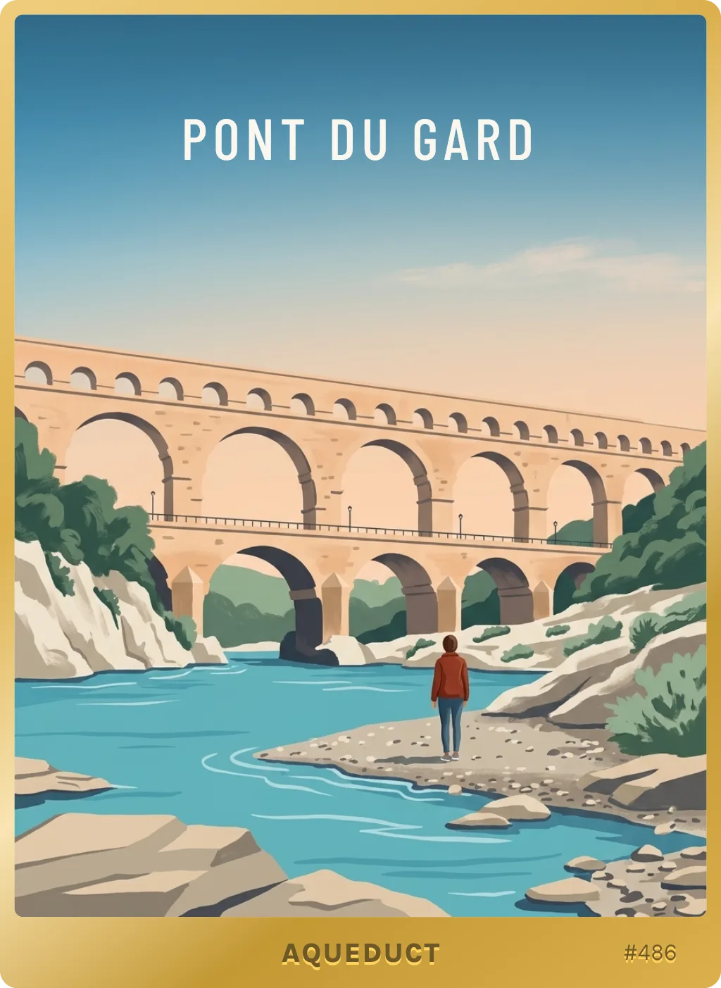 Pont du Gard card