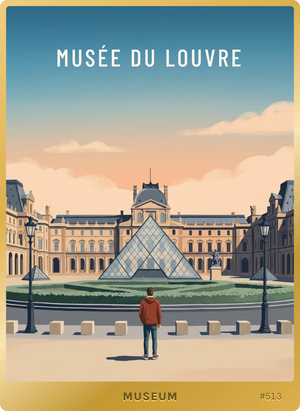 Musée du Louvre card