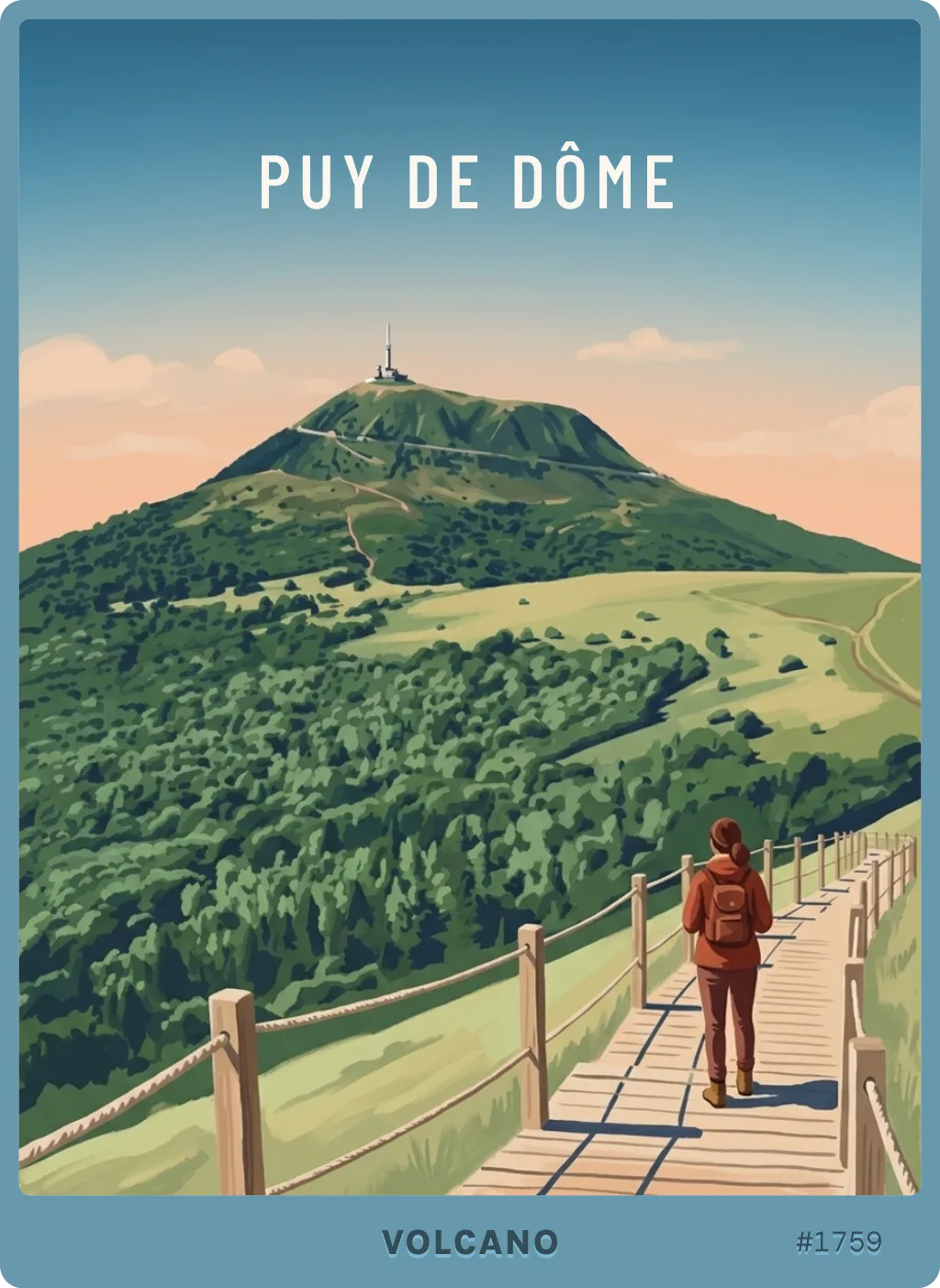 Puy de Dôme card